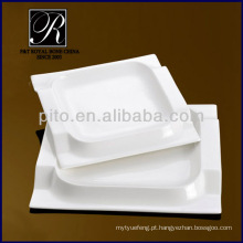 P &amp; T porcelana chaozhou, pratos quadrados, placas de jantar quadrado PT2038